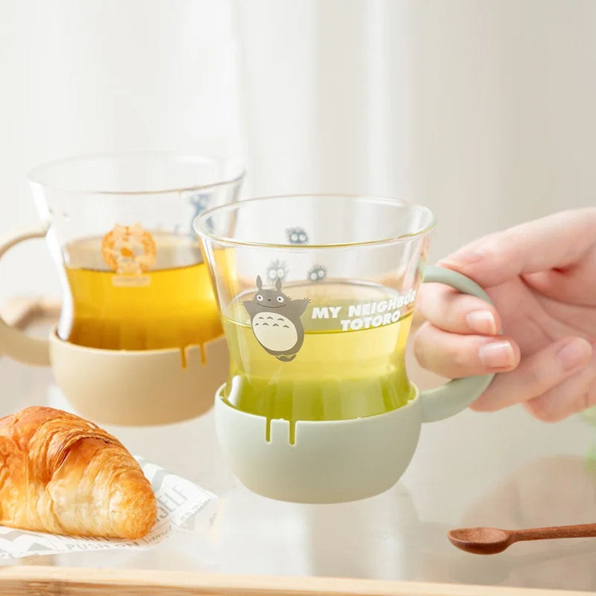Studio Ghibli - Mein Nachbar Totoro - Glas-Teetasse mit integriertem Infuser - Benelic