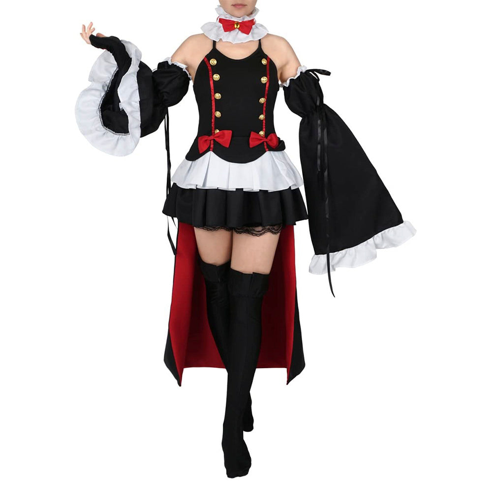 Vampir Cosplay Kostüm von Krul Tepes für Seraph of the End Fans, Größen: S - L
