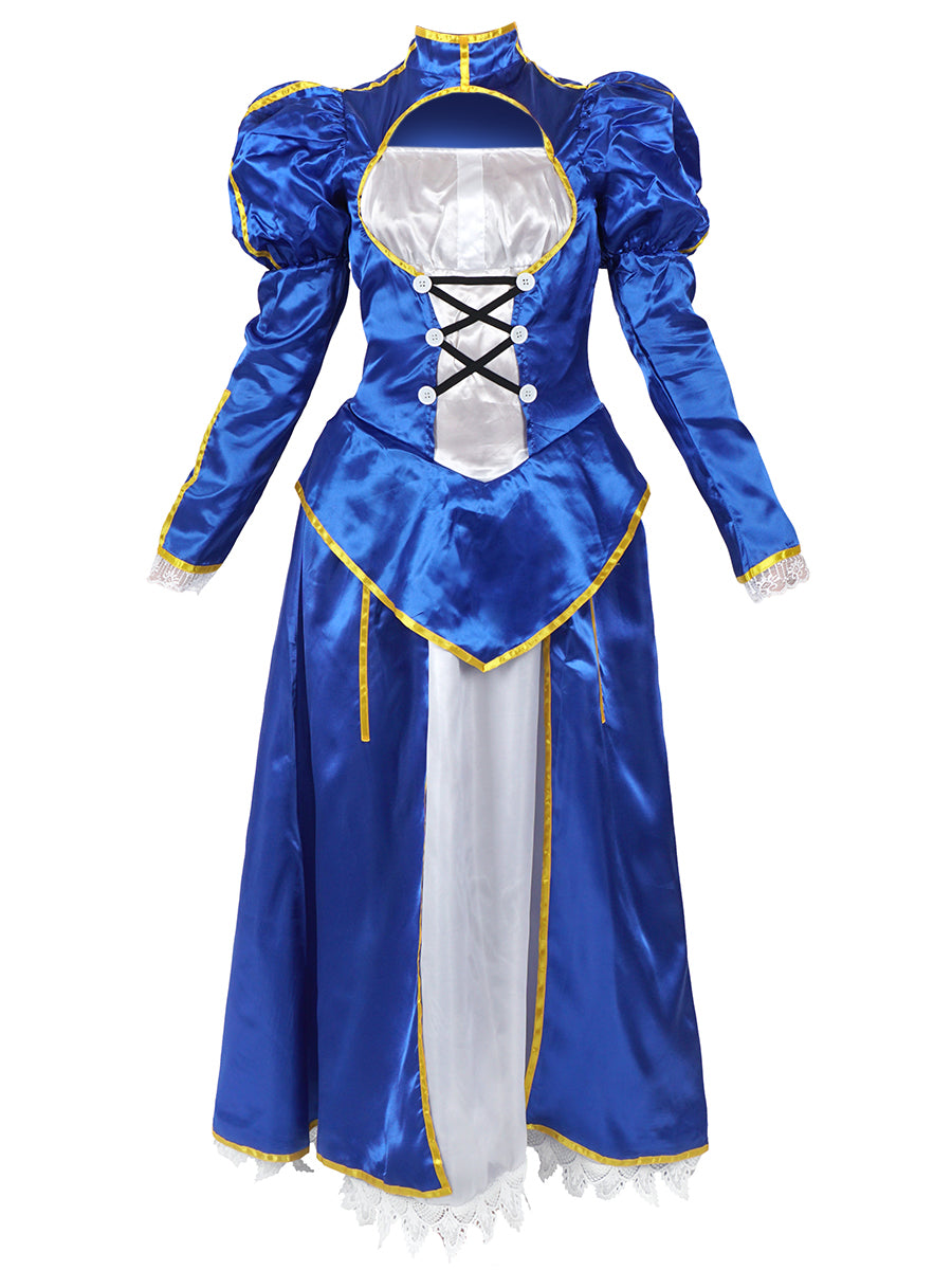 Cosplay Kleid von Saber, Kostüm für Fatestay night Fans, Größen: S - L