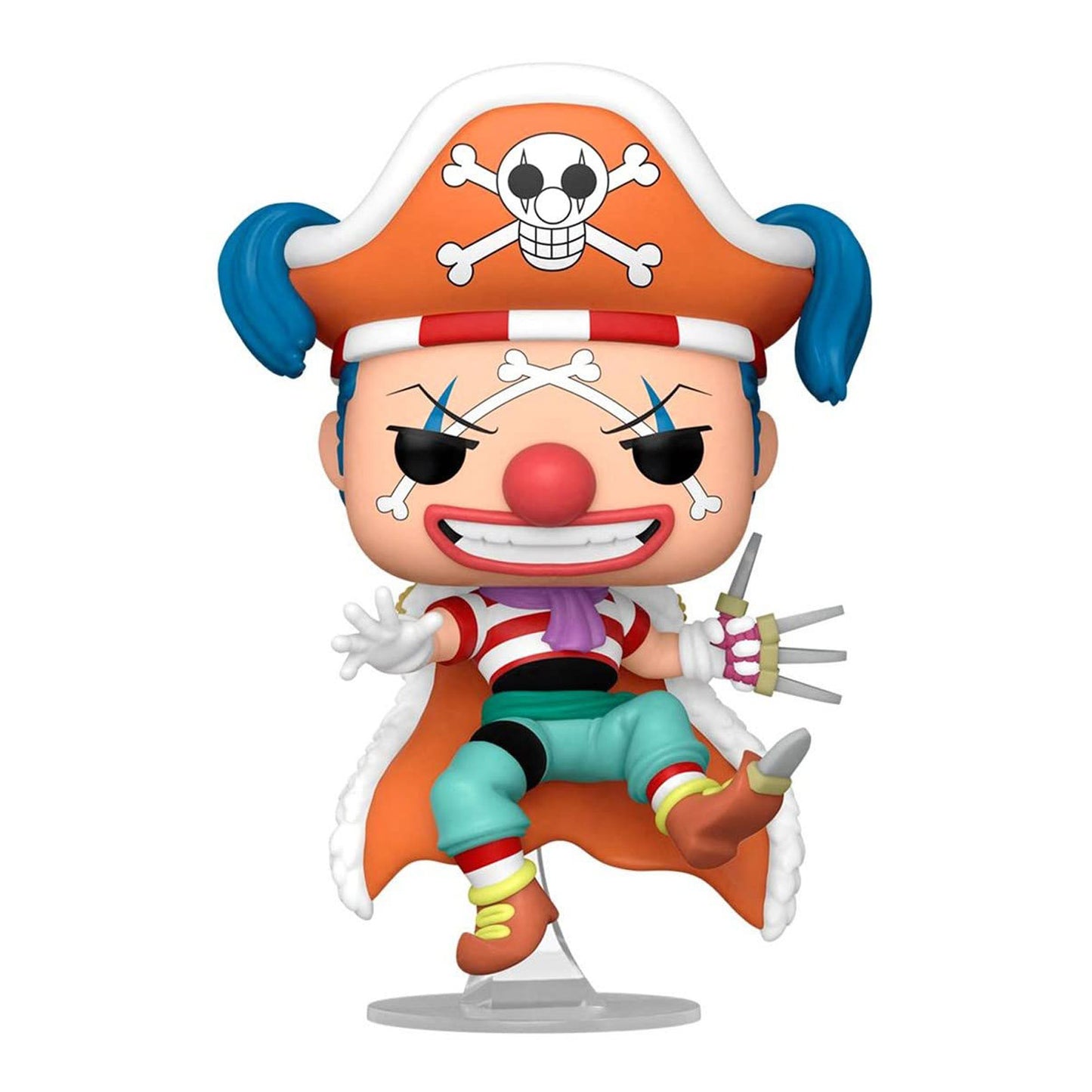 Funko POP! Buggy der Clown, One Piece Sammelfigur, 1276, 9,5 cm