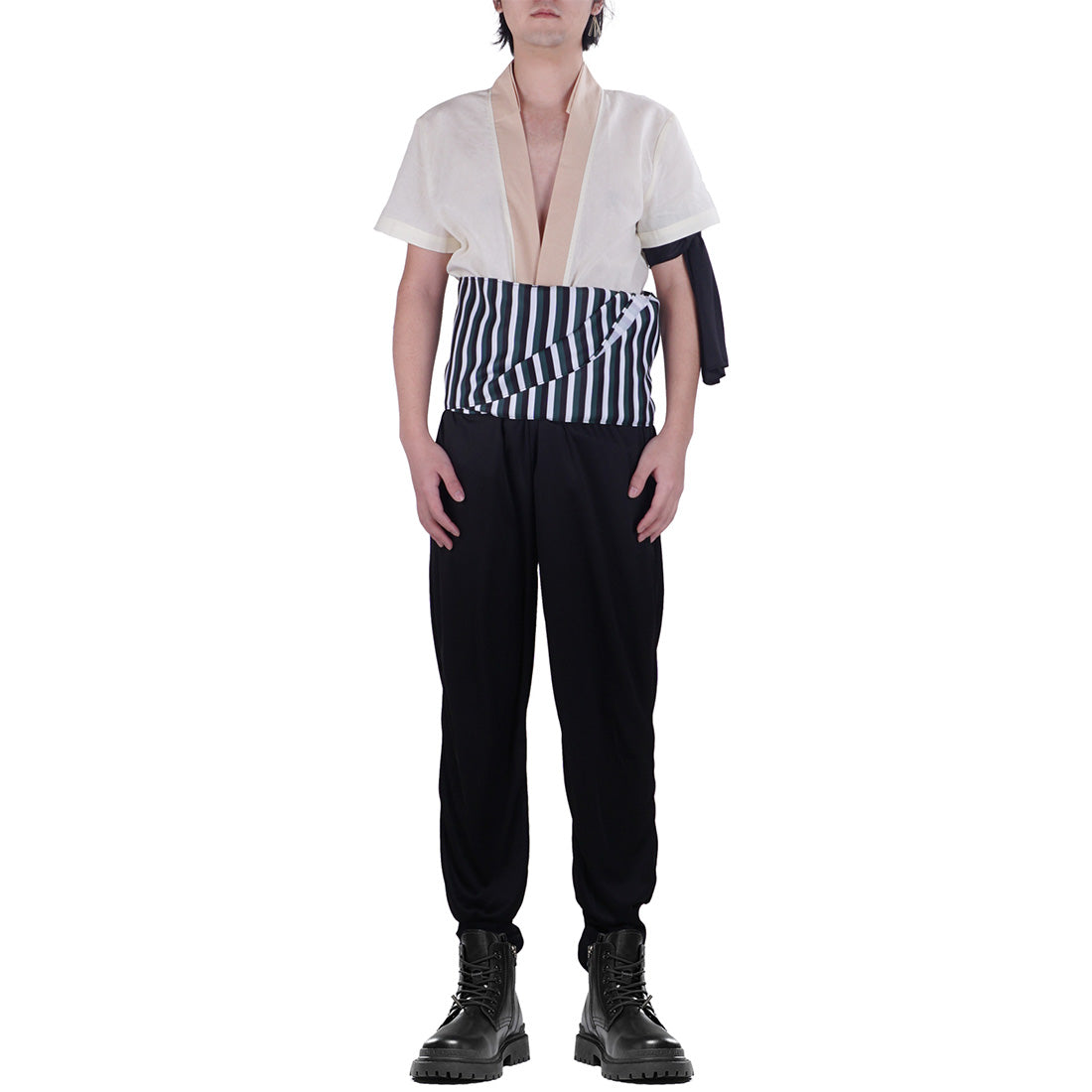 Lorenor Zorro Kostüm, Realverfilmung Verkleidung, inkl. Ohrring, Größe: S - XL