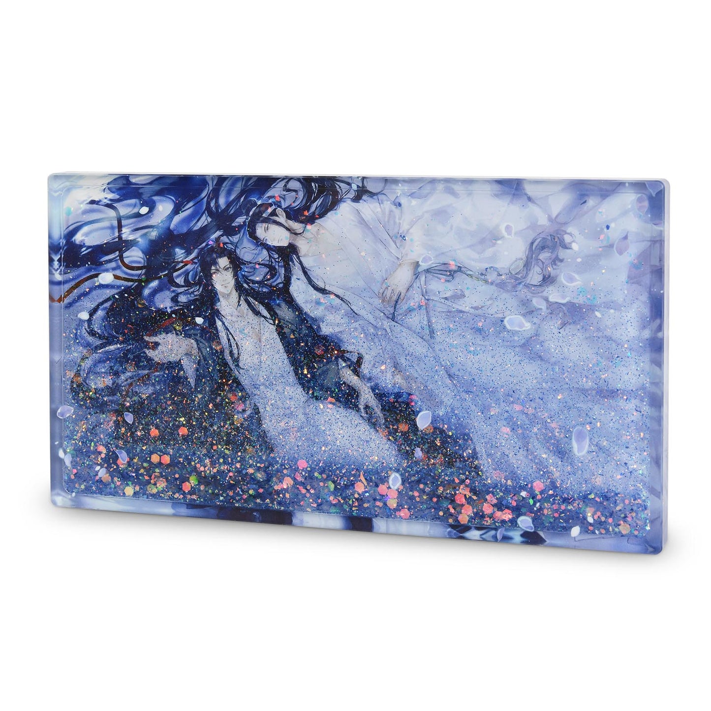 Wei Wuxian & Lan Wangji Acryl Block mit Glitzer, Grandmaster of Demonic Cultivation, 17 x 10 cm - Sakami