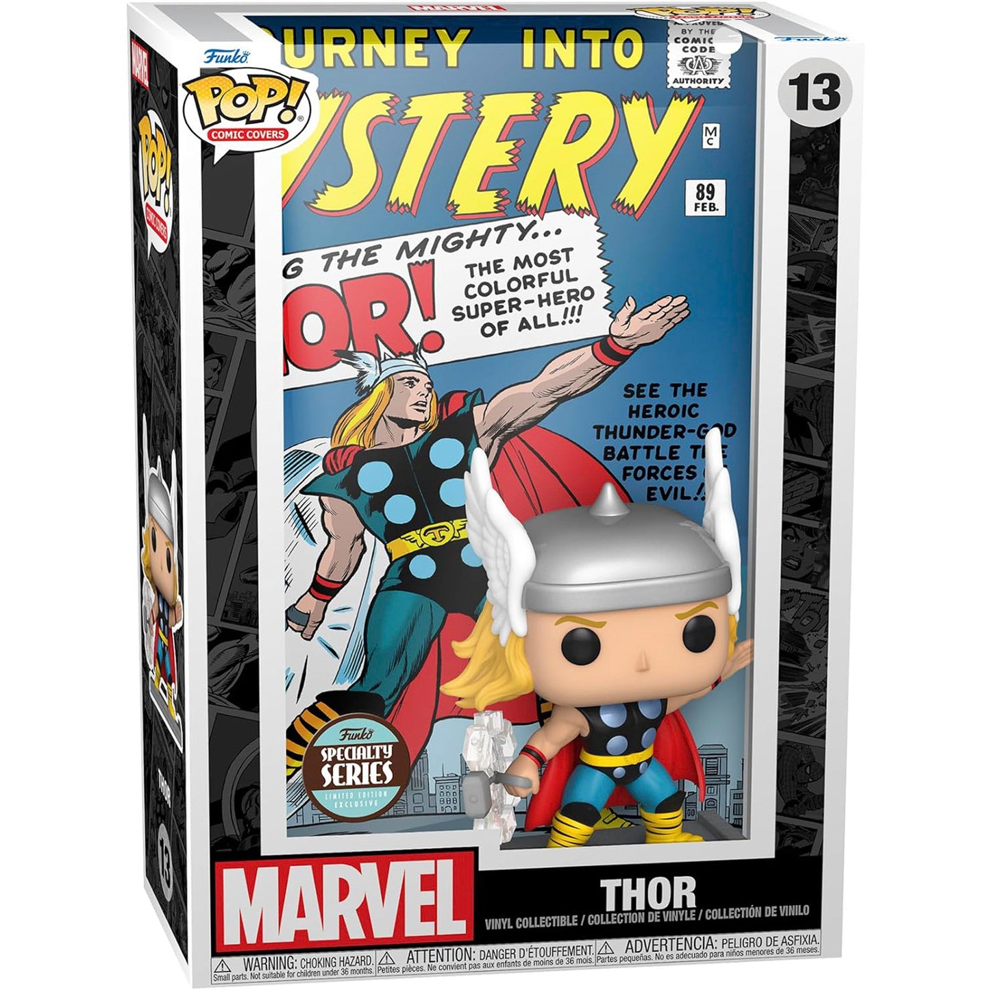 Marvel Classic - Classic Thor - Funko Pop! Comic Covers Figur N° 13 - 9,5cm - Funko