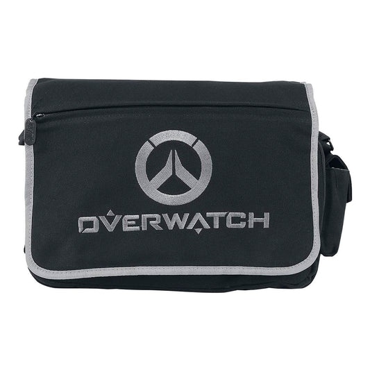 Overwatch - Messenger Bag - Laptoptasche mit Logo - Schwarz - 40x30cm - Gaya