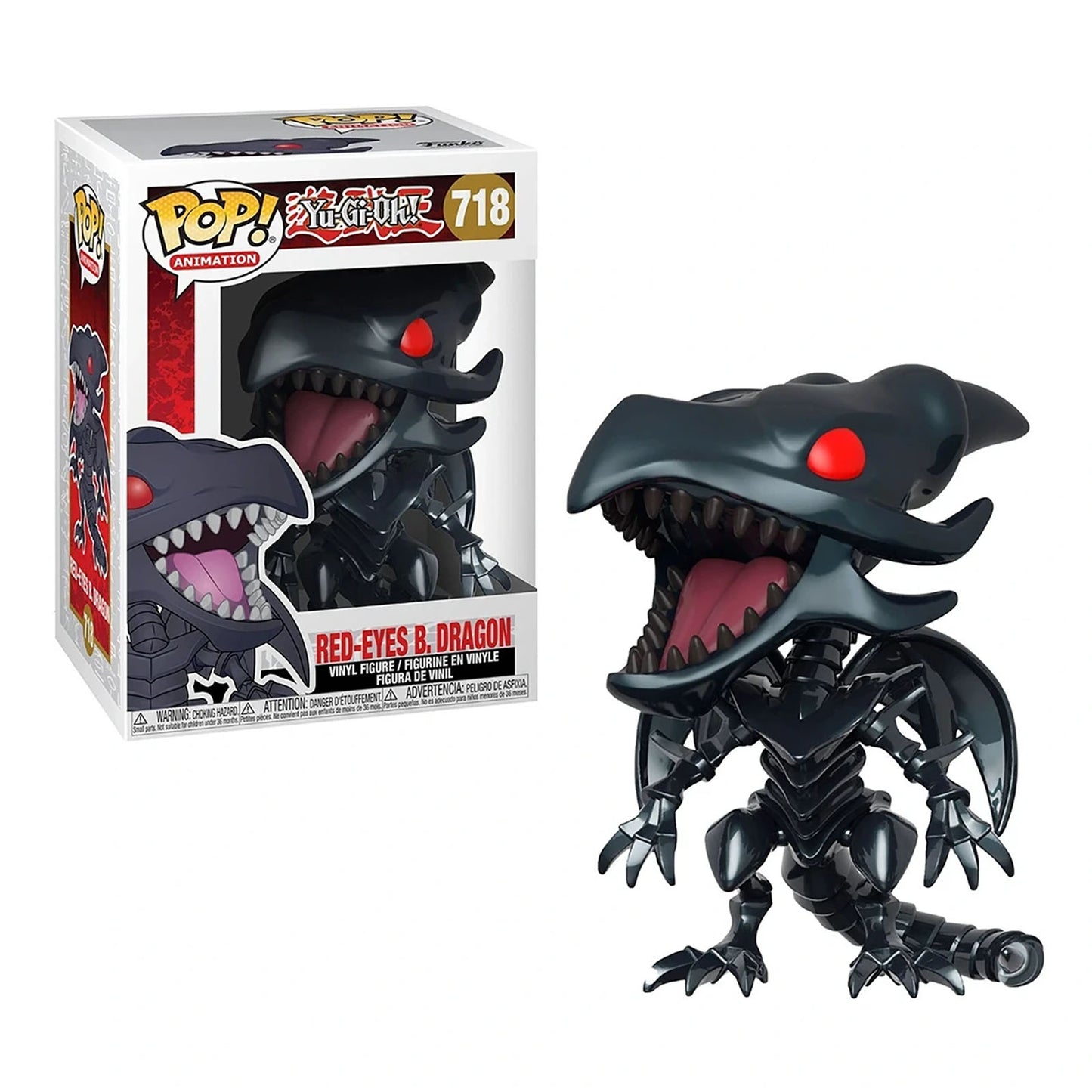 Yu-Gi-Oh! - Rotäugiger Schwarzer Drache - Funko Pop! #718 - 9,5cm