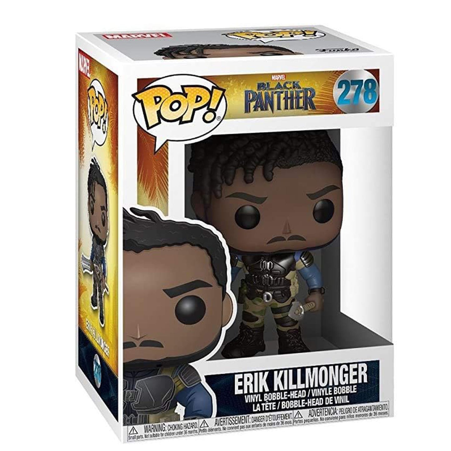 Black Panther - Erik Killmonger - Funko Pop! #278 - 9,5cm