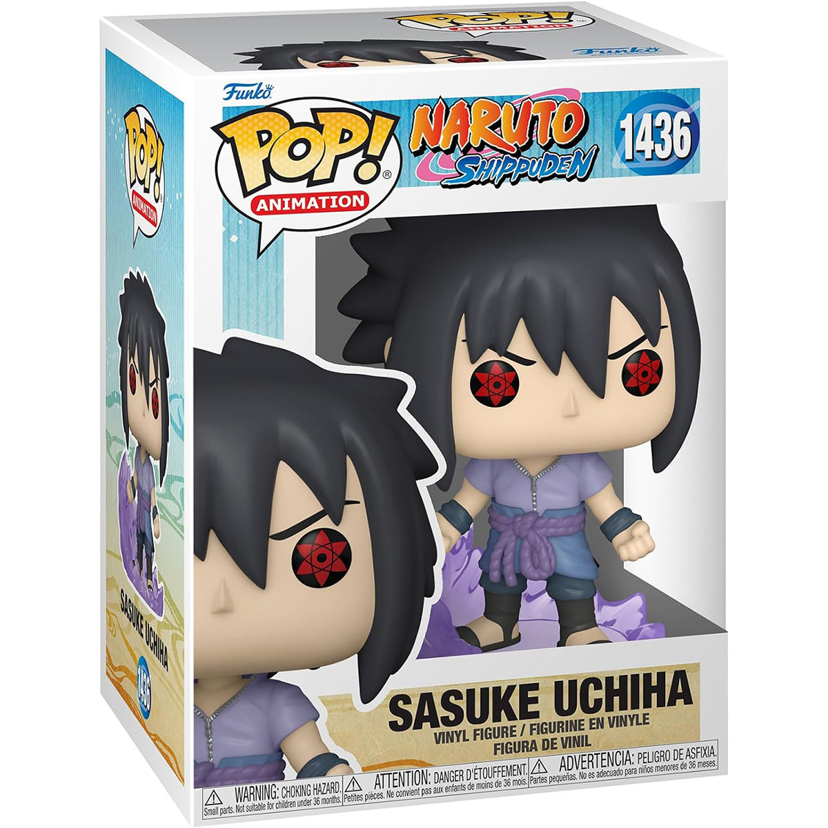 Funko POP! Animation Sasuke Uchiha (First Susano'o), Naruto Shippuden Sammelfigur, 1436, 9,5 cm