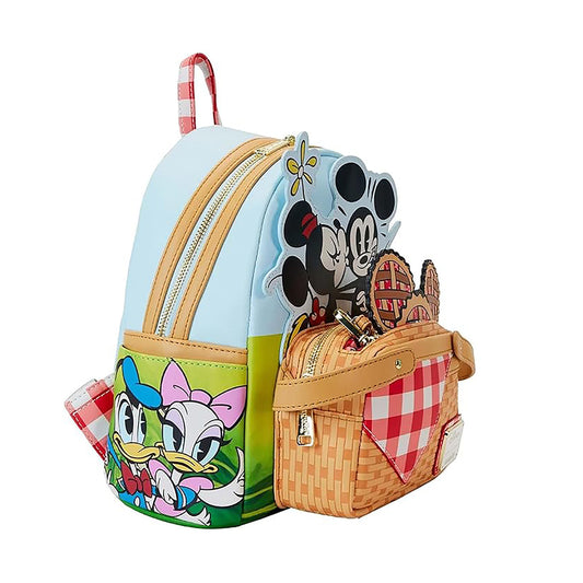 Micky und seine Freunde Picknick, Disney Mini-Rucksack - Loungefly