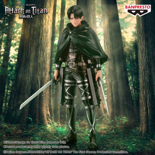 Attack on Titan - Levi - Figur - 16cm - Bandai