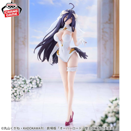 Overlord - Albedo Wedding Ver. - Glitter & Glamours Figur - 22cm - Bandai Banpresto