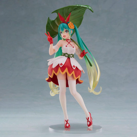 Vocaloid - Hatsune Miku Wonderland Thumbelina Figur - 18cm - Taito