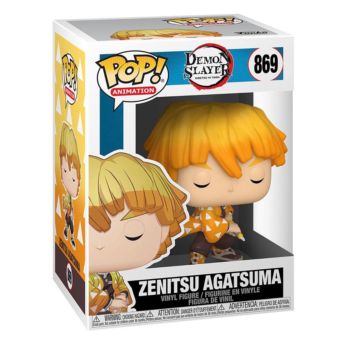 Demon Slayer: Kimetsu no Yaiba - Zenitsu Agatsuma Figur - Funko POP! Animation #869