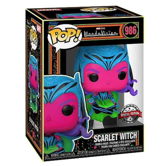 Marvel: WandaVision - Scarlet Witch (Blacklight) - Funko POP! TV #986 - 10cm