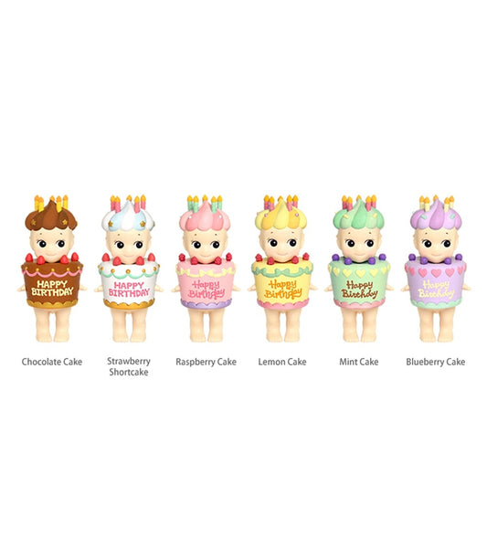 Sonny Angel mit Partyhut | Sonny Angel Figur | Blind Box Birthday Series | 8 cm