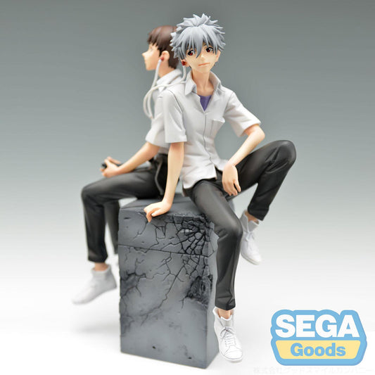 Evangelion - Kaworu Nagisa (Shinji & Kaworu Ver.) - Luminasta PVC Statue - 17 cm - SEGA