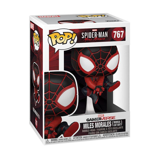 Spider-Man Miles Morales - Miles Morales (Bodega Cat Suit) - Funko Pop! Bobble-Head (N° 767) - 9,5 cm