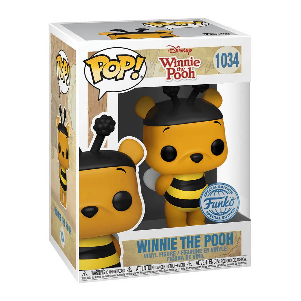 Disney: Winnie Puuh - Winnie Puuh als Biene - Funko Pop! Animation (N° 1034) - 9,5 cm