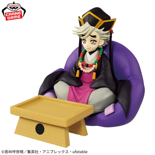 Demon Slayer: Kimetsu no Yaiba - Doma (Oberer zweiter Mond) - Fig Life! Vol. 1 Schreibtisch-Halter & Figur - 14 cm - Banpresto