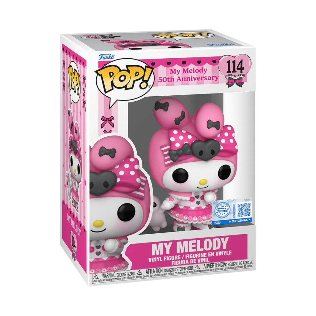 My Melody - 50th Anniversary - Funko Pop! Sanrio Vinyl Figur (Nr. 114) - 9 cm - Funko