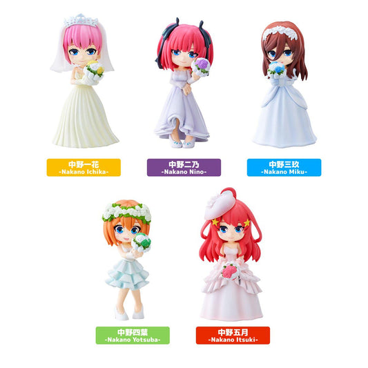 The Quintessential Quintuplets - Quintuplet Sisters (Wedding Dress) - Blind Box Mini-Figur - Einzelbox - 9 cm - PalVerse