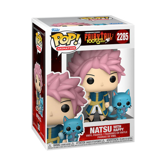 Fairy Tail: 100 Years Quest - Natsu & Happy - Funko Pop! Figur (2285) - 11,2 cm - Funko