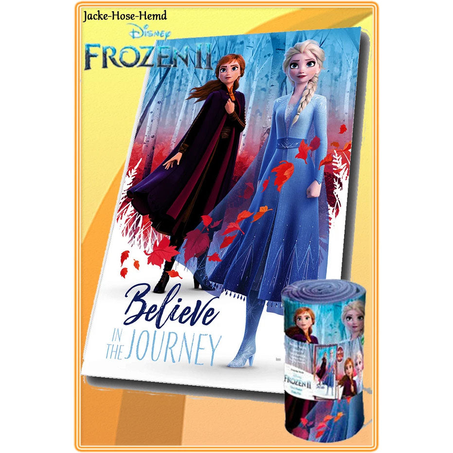 Die Eiskönigin 2 - Elsa & Anna - Fleece-Decke Silk-Touch - 150 x 100 cm - Disney