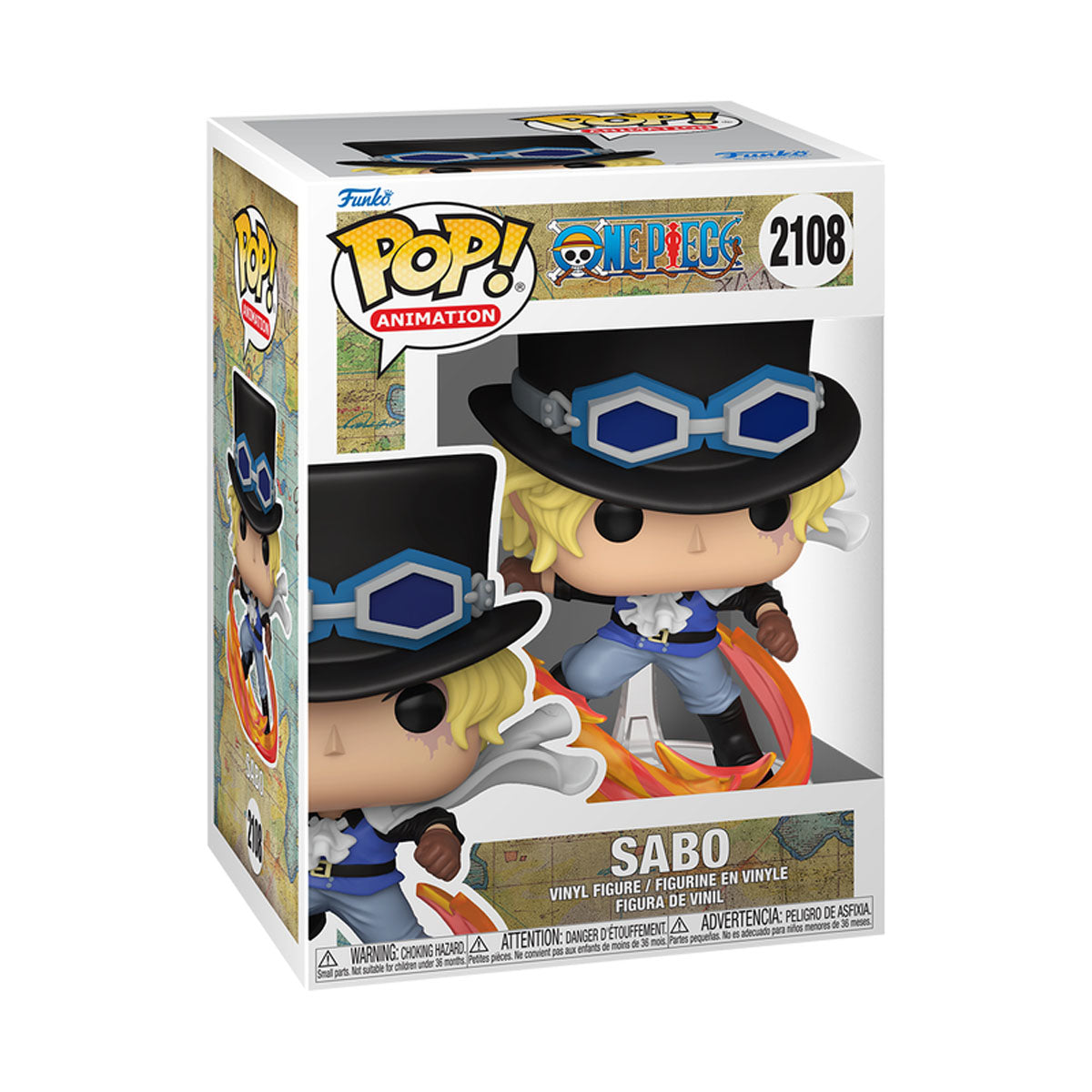 One Piece - Sabo (Revolutionsarmee) - 10 cm - Funko Pop! Animation #2108 - Funko