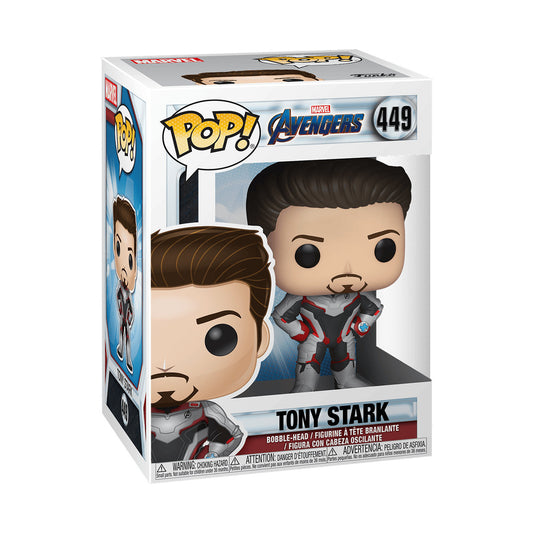 Avengers Endgame - Tony Stark (Quantum Realm Suit) - Funko Pop! Vinyl Figur N° 449 - 10,5cm - Funko