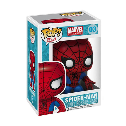 Marvel Universe - Spider-Man - Funko Pop! Vinyl Figur N° 03 - 9,5cm - Funko