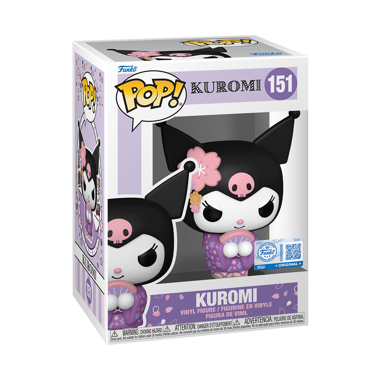 Sanrio - Kuromi in Kimono - Funko Pop! Vinyl Figur N° 151 - 9,1cm - Funko