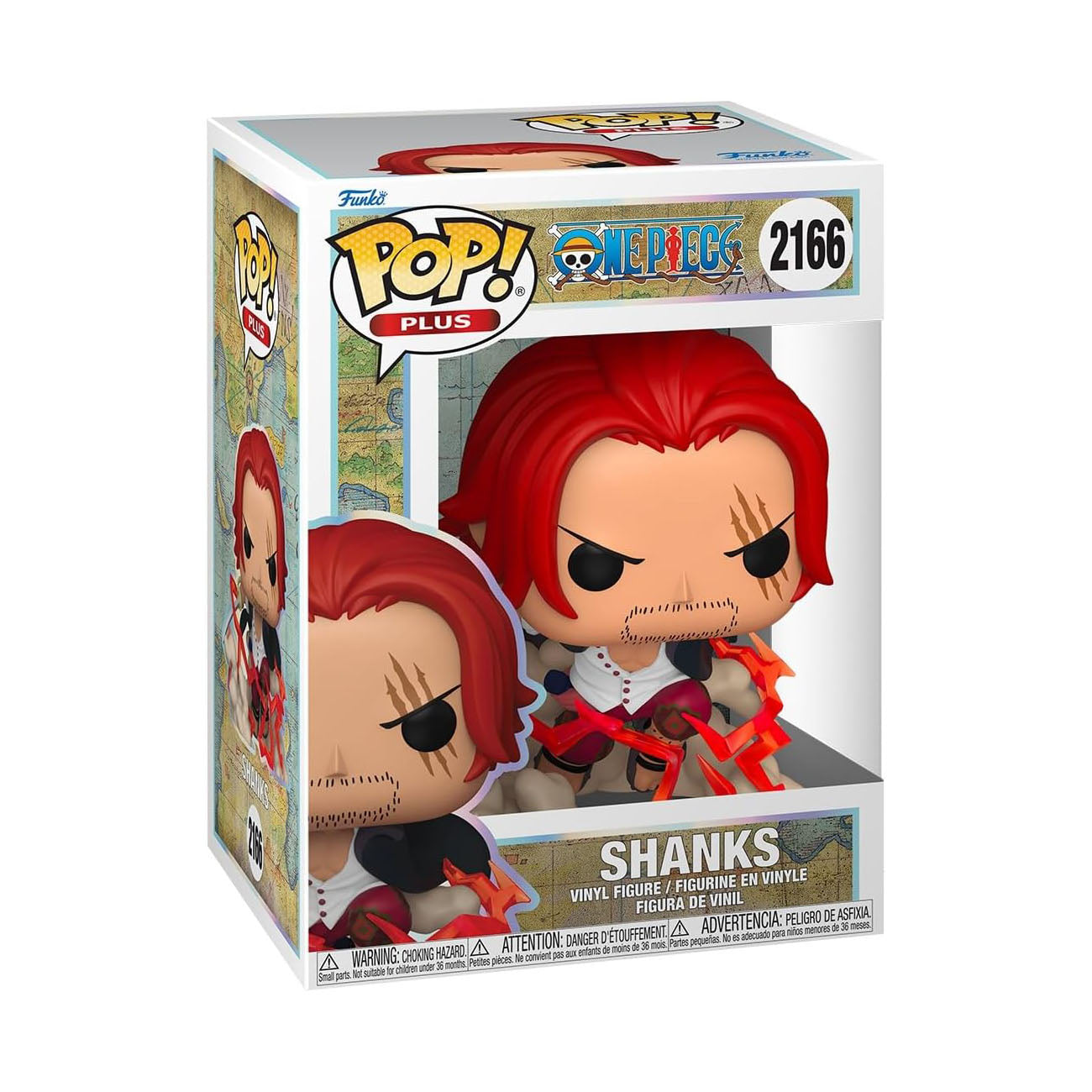 One Piece - Shanks - Funko Pop! Plus Vinyl Figur N° 2166 - 10,2cm - Funko