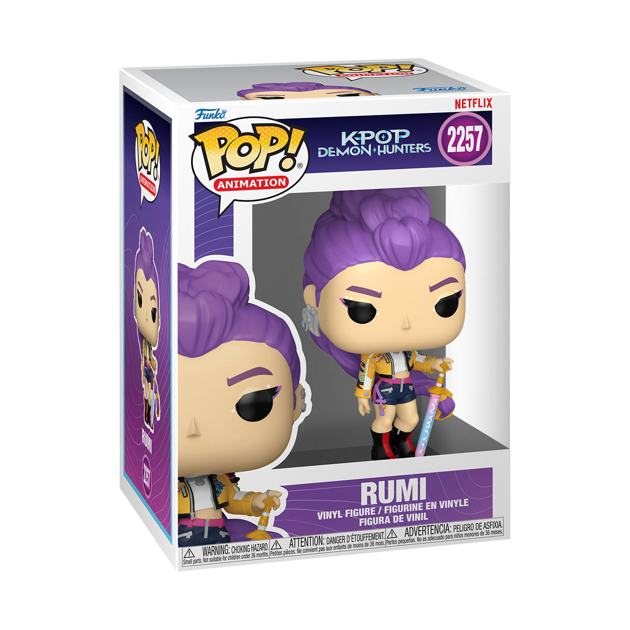 K-Pop Demon Hunters - Rumi - Funko Pop! Vinyl Figur N° 2257 - 10,9cm - Funko