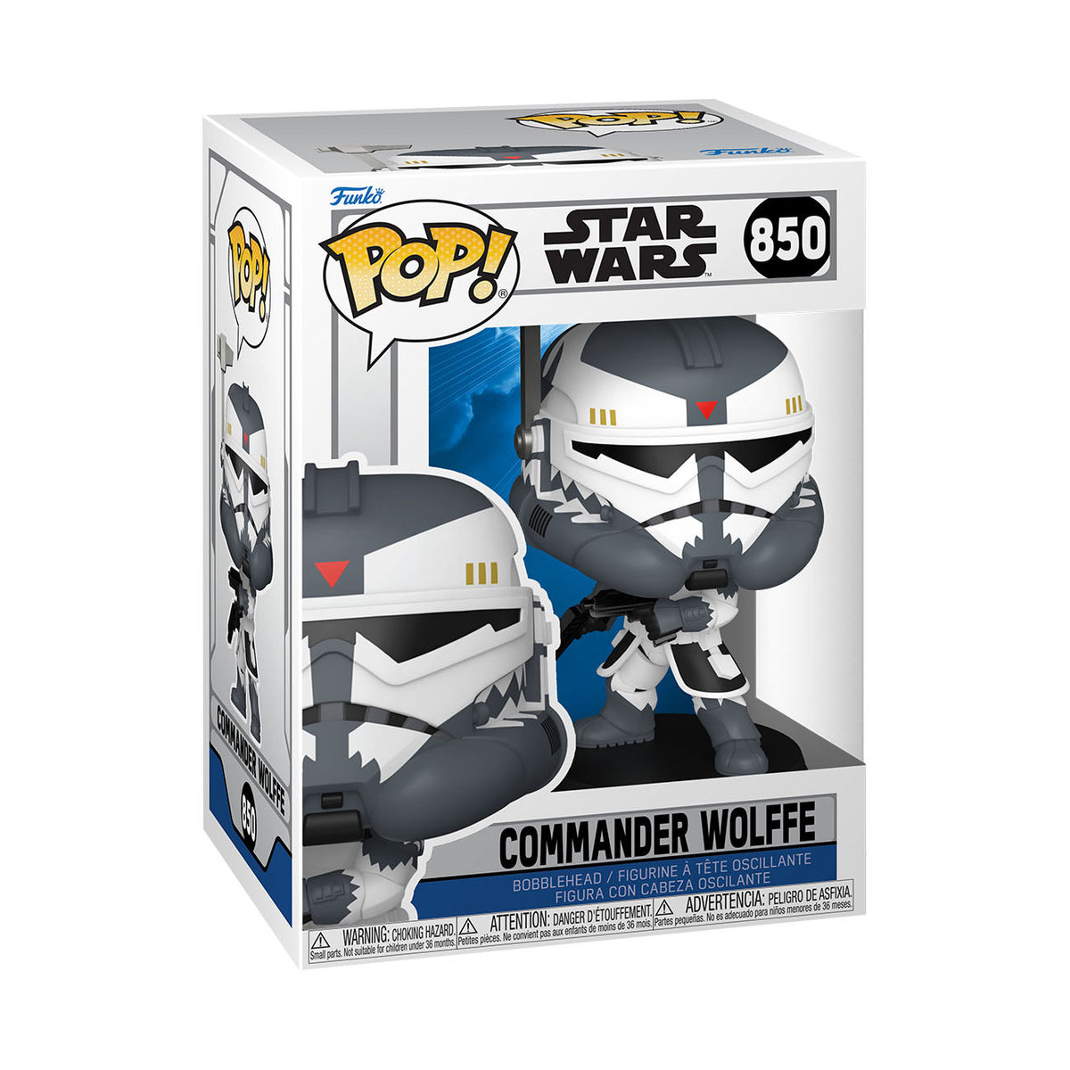 Star Wars - Commander Wolffe - Funko POP! Nr. 850 - ca. 11,9cm - Funko