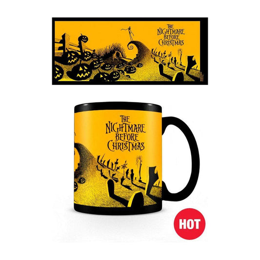 The Nightmare Before Christmas - Graveyard Scene - Heat-Change-Becher - 315 ml - Pyramid