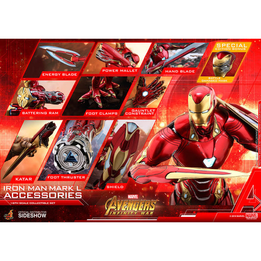 Avengers: Infinity War - Iron Man Mark L - Zubehör-Set 1:6 - Hot Toys