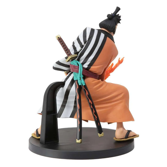 One Piece - Kin'emon Statue - 16cm - Banpresto Battle Record Posing