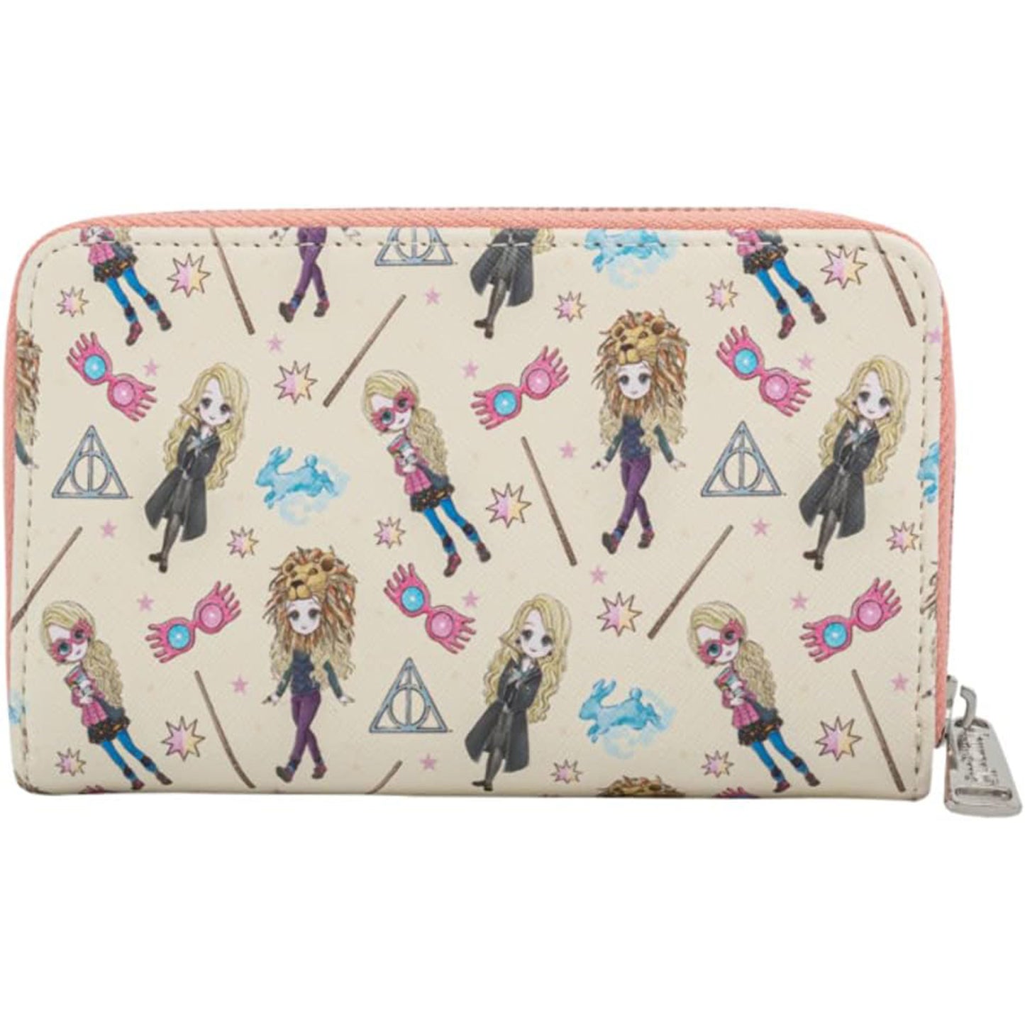 Loungefly HPWA0116 HARRY POTTER LUNA LOVEGOOD AOP ZIP AROUND WALLET