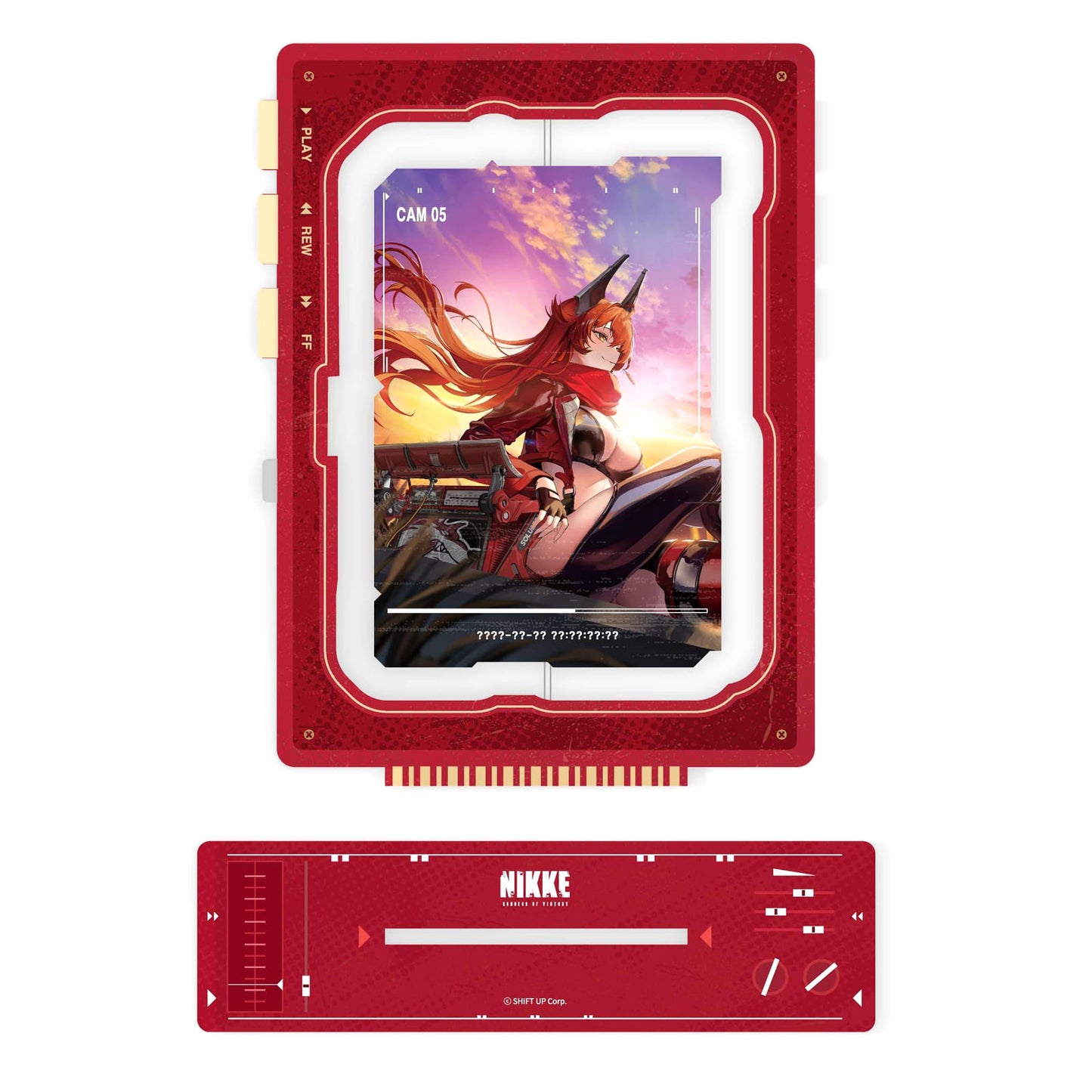 Rotierender Acryl-Aufsteller Red Hood, Nikke Goddess of Victory, Doppelseitig