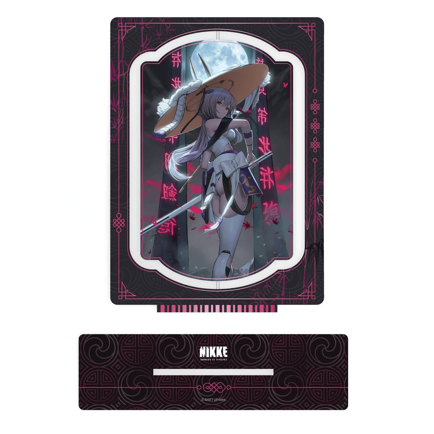 Rotierender Acryl-Aufsteller Scarlet, Nikke Goddess of Victory, Doppelseitig