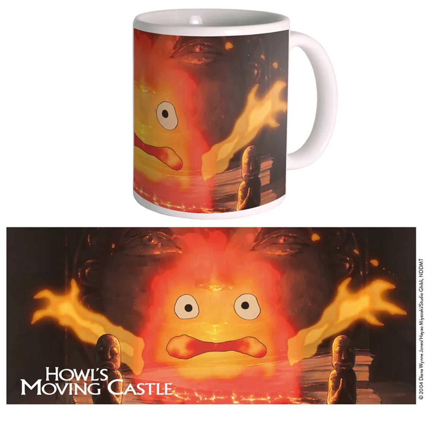Calcifer Tasse, Das wandelnde Schloss, Studio Ghibli - Semic