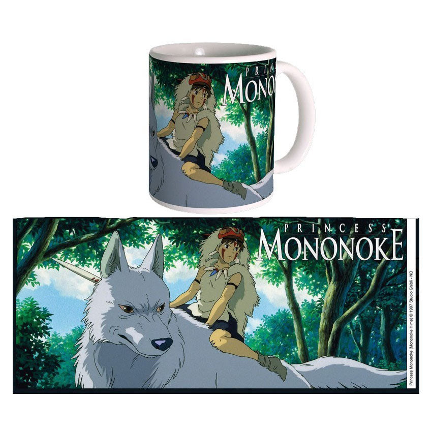 Prinzessin Mononoke - San & die Wolfsgöttin - Keramiktasse - 320ml - Semic
