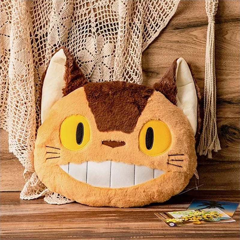 Mein Nachbar Totoro - Catbus (Nakayoshi) - Plüsch-Kissen - 34 x 38 cm - Semic / Sun Arrow