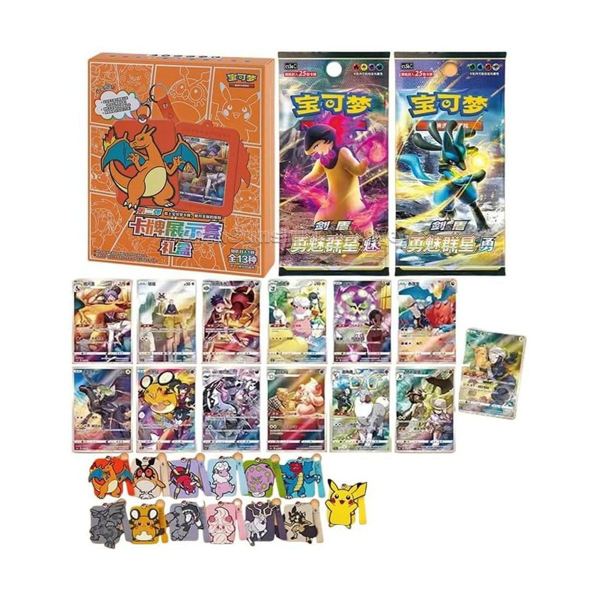 Pokémon - TCG Geschenkbox mit Kartenhalter & Jumbo Booster - Vereinfachtes Chinesisch