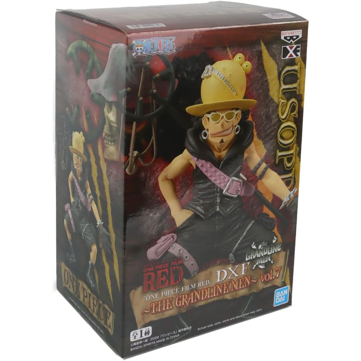 BANDAI Usop RED DXF Vol.7, One Piece Sammelfigur, BP19065, 17 cm