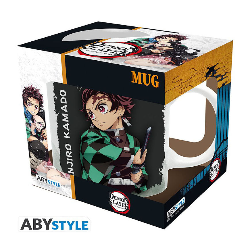 Demon Slayer: Kimetsu no Yaiba - Tanjiro & Fuchsmaske - Keramik Tasse - 320ml - ABYstyle