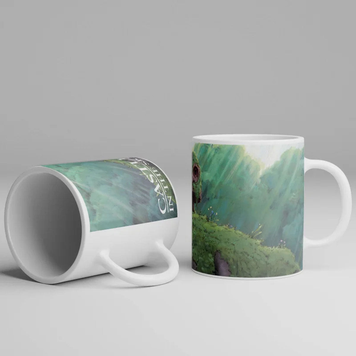 Castle in the Sky - Robotervogel & Ruine - Keramik Tasse - 340ml - Semic