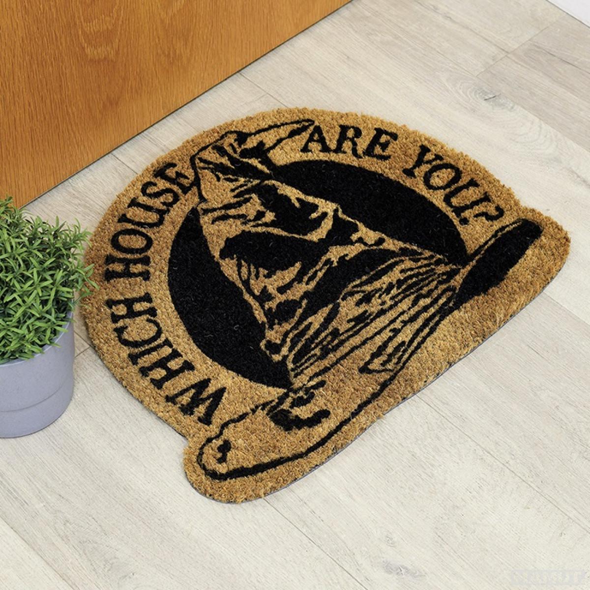 Harry Potter - Der Sprechende Hut (Sorting Hat) - Fußmatte - Kokosfaser & PVC - 40x60cm - Pyramid