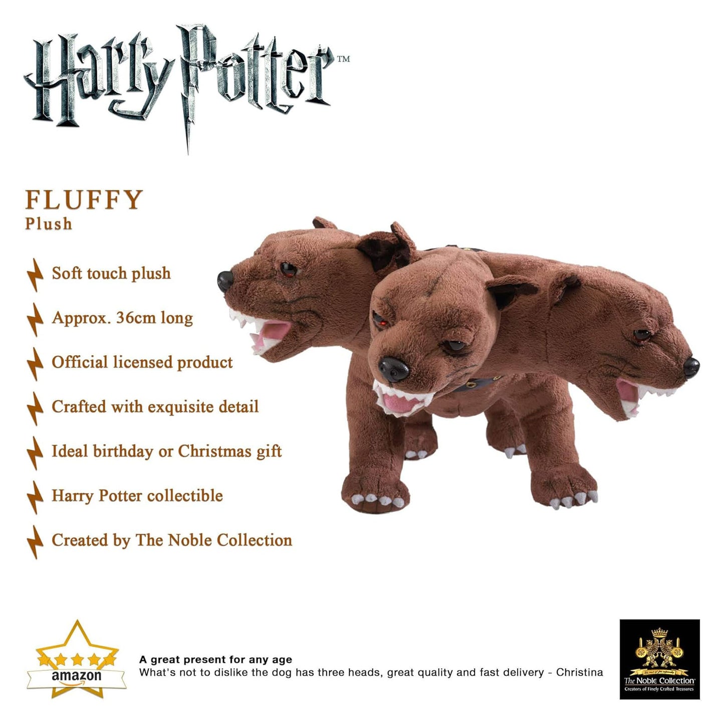 Harry Potter - Fluffy - Plüschtier - 36 cm - The Noble Collection
