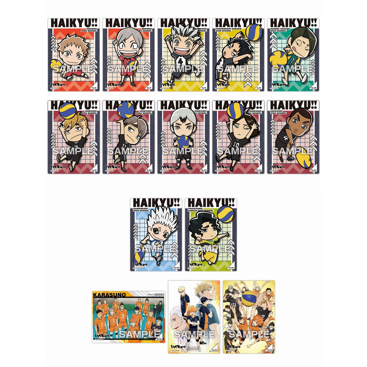 Haikyu!! - Clear Card Collection Version 02 - Sammelkarte - Einzelpackung - 63 x 89 mm - ENSKY