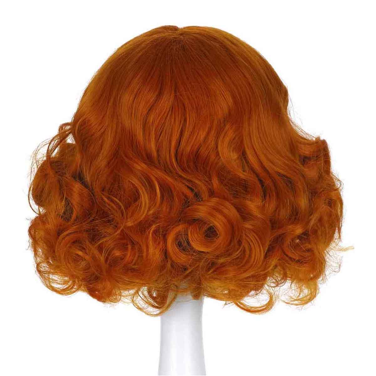 Alice im Wunderland - Verrückter Hutmacher - Cosplay Perücke Orange gelockt - 24 cm - CoolChange